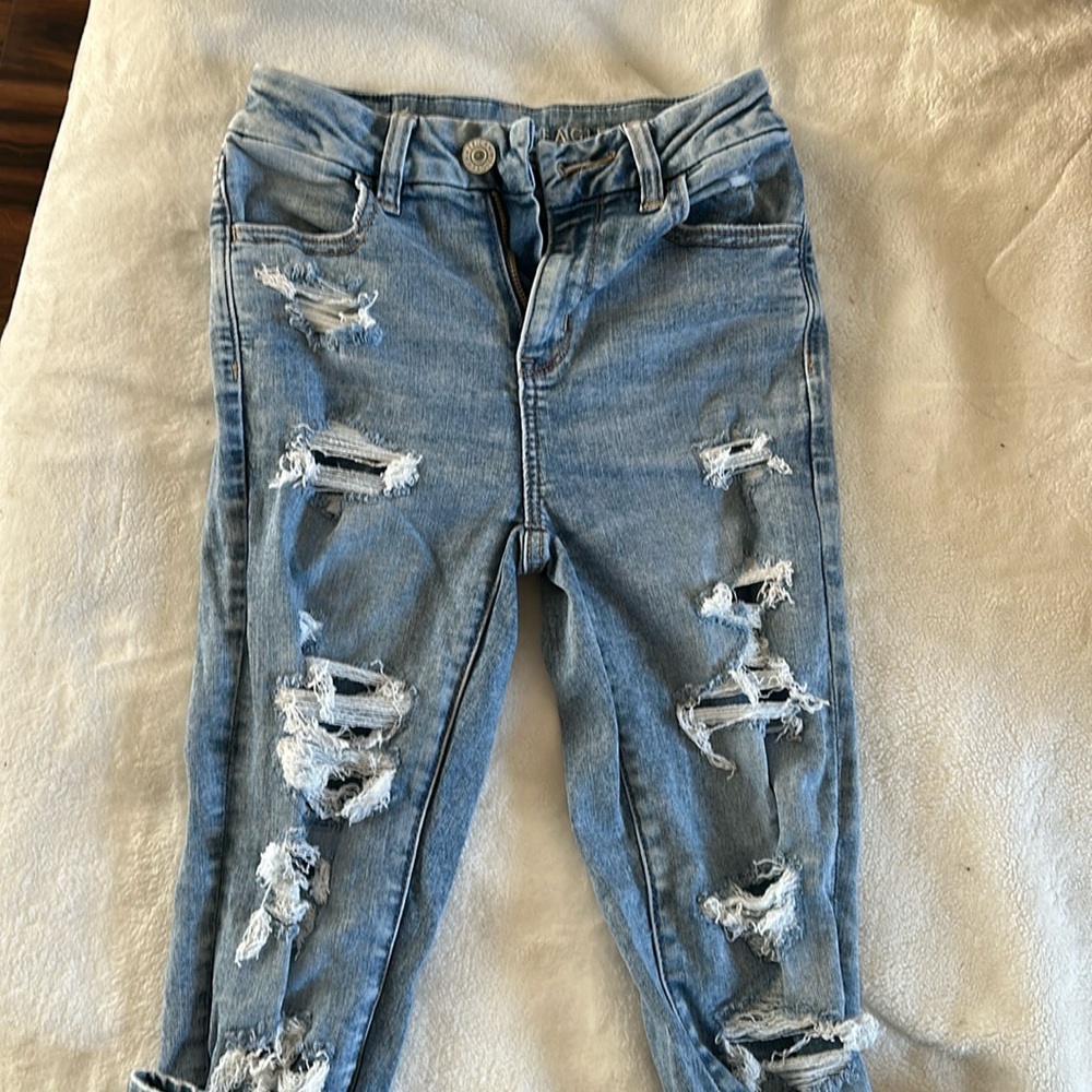 American Eagle Ripped skinny jeans